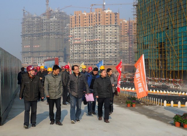 建工集團六合中醫(yī)院易地新建工程通過市級文明工地驗收