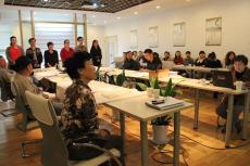 南京建工集團(tuán)黨委組織開(kāi)展廉政書(shū)畫(huà)表演活動(dòng)