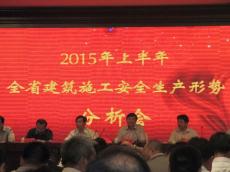 集團參加上半年全省建筑施工安全生產(chǎn)形勢分析會